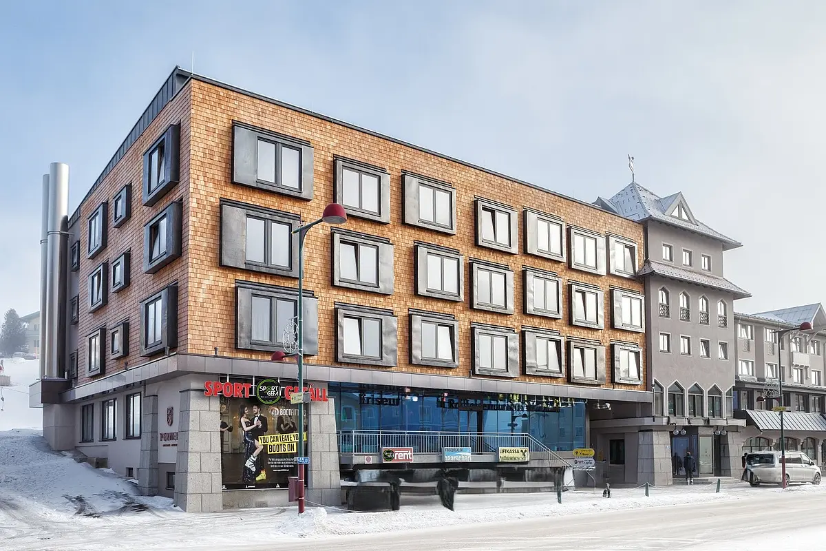 Frontalansicht Sport Gefäll obertauern